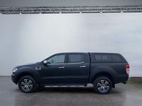 Gebraucht Ford Ranger Limited 212 PS (155 kW) 2022 Schwarz matt foliert Pickup