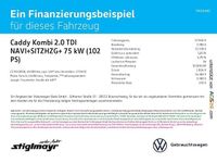 Gebraucht VW Caddy Basis 102 PS (75 kW) 2018 Kirschrot Van / Kleinbus