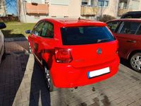 Gebraucht VW Polo Team 105 PS (77 kW) 2010 Rot Kleinwagen