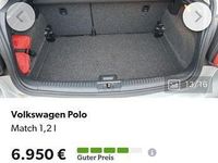 Gebraucht VW Polo Match 69 PS (50 kW) 2013 Silber Kleinwagen