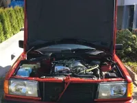 Gebraucht Mercedes 190 75 PS (55 kW) 1992 Rot Limousine