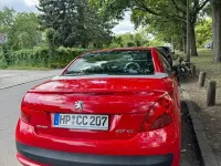 Gebraucht Peugeot 207 CC 120 PS (88 kW) 2008 Rot Cabrio