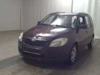 Gebraucht Skoda Roomster 69 PS (50 kW) 2010 Rot rosso brunello metallic Van / Kleinbus