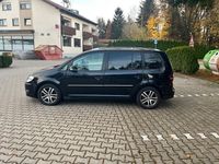 Gebraucht VW Touran Highline 105 PS (77 kW) 2008 Schwarz Van / Kleinbus