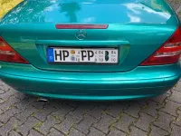 Gebraucht Mercedes SLK200 163 PS (119 kW) 2001 Grün Cabrio