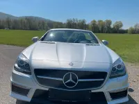 Gebraucht Mercedes SLK55 AMG AMG 421 PS (309 kW) 2015 Silber Cabrio