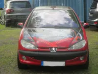 Gebraucht Peugeot 206 60 PS (44 kW) 2003 Rot Kleinwagen
