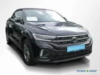 Gebraucht VW T-Roc Cabriolet R-line 150 PS (110 kW) 2025 Deep black perleffekt schwarz Cabrio