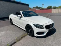 Gebraucht Mercedes C220 AMG line 170 PS (125 kW) 2017 Weiß Cabrio