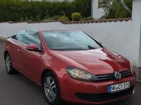 Gebraucht VW Golf Cabriolet 105 PS (77 kW) 2012 Rot Cabrio