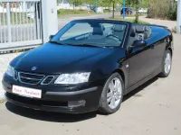 Gebraucht Saab 9-3 Cabriolet Vector 150 PS (110 kW) 2007 Schwarz Cabrio