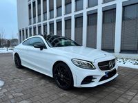 Gebraucht Mercedes C200 AMG line 184 PS (135 kW) 2018 Weiß Coupé
