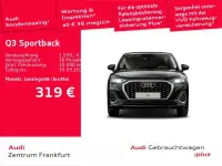 Gebraucht Audi Q3 Sportback Design 150 PS (110 kW) 2025 Mythosschwarz metallic SUV