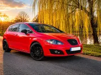 Gebraucht Seat Leon 105 PS (77 kW) 2012 Rot Kleinwagen