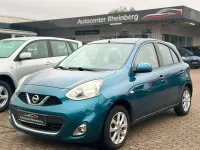 Gebraucht Nissan Micra Acenta 80 PS (58 kW) 2016 Türkis Kleinwagen