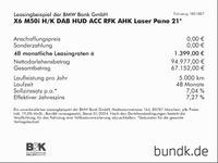 gebraucht BMW X6 M50i H/K DAB HUD ACC RFK AHK Laser Pano 21"