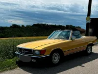 Gebraucht Mercedes SL450 218 PS (160 kW) 1976 Gold Cabrio