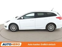 Gebraucht Ford Focus ST-Line 125 PS (91 kW) 2018 Weiß Kombi