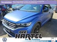 Gebraucht VW T-Roc Cabriolet R-line Edition 150 PS (110 kW) 2022 Ravennablau (blue), matt Cabrio