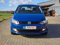 Gebraucht VW Polo Trendline 69 PS (50 kW) 2010 Meerblau Kleinwagen