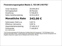 Neu Mazda 3 Exclusive-Line 140 PS (102 kW) 2025