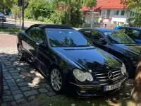 Gebraucht Mercedes CLK200 184 PS (135 kW) 2007 Schwarz Cabrio
