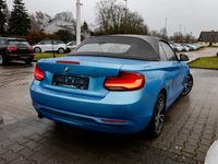 gebraucht BMW 218 d Cabrio Sport Line Navi HiFi 2J-BPS.GARANTIE