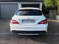 Gebraucht Mercedes CLA180 AMG line 122 PS (89 kW) 2018 Weiß Coupé