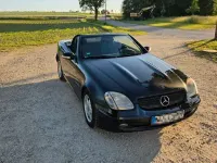 Gebraucht Mercedes SLK200 163 PS (119 kW) 2003 Schwarz Cabrio