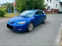 Gebraucht Mazda 3 108 PS (79 kW) 2008 Blau Kleinwagen