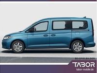Neu VW Caddy Maxi 122 PS (89 kW) 2025 Blau (costa azul metallic) Van / Kleinbus