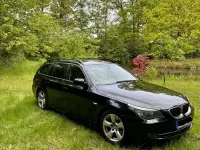 Gebraucht BMW 520 Advantage 177 PS (130 kW) 2009 Schwarz Kombi