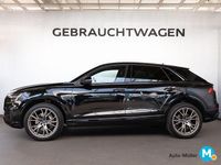 Gebraucht Audi Q8 S-Line 286 PS (210 kW) 2023 Mythosschwarz metallic (metallic) SUV
