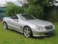 Gebraucht Mercedes SL500 306 PS (225 kW) 2001 Silber Cabrio