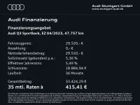 Gebraucht Audi Q3 150 PS (110 kW) 2023 Mythosschwarz metallic SUV