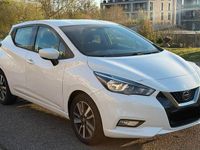 Gebraucht Nissan Micra Acenta 71 PS (52 kW) 2018 Weiß Kleinwagen