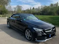 Gebraucht Mercedes C220 AMG line 170 PS (125 kW) 2018 Schwarz Cabrio