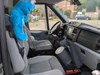 Gebraucht Ford Transit 140 PS (102 kW) 2008 Blau Van / Kleinbus