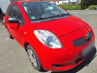 Gebraucht Toyota Yaris 69 PS (50 kW) 2008 Rot Kleinwagen