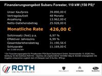 gebraucht Subaru Forester 2.0ie Lineartronic Comfort (S5) Allrad Navi Klimaautom e-Sitze SHZ LenkradHZG