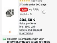 Gebraucht Chevrolet Nubira 121 PS (88 kW) 2007 Schwarz Kombi