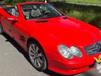 Gebraucht Mercedes SL500 306 PS (225 kW) 2003 Rot Cabrio