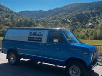 Usado Ford Econoline 1988 Azul Monovolume