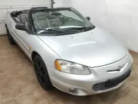 Second-hand Chrysler Sebring Cabriolet 203 CP (149 kW) 2001 Argintiu Cabrio