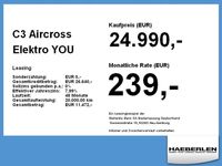 Neu Citroën e-C3 83 kW (113 PS) 2026 Montecarloblau Kleinwagen