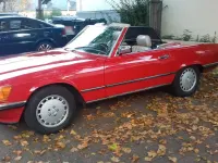 Gebraucht Mercedes SL300 179 PS (131 kW) 1986 Rot Cabrio