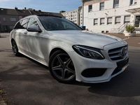 Gebraucht Mercedes C220 AMG line 170 PS (125 kW) 2018 Weiß Limousine