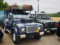 Gebraucht Land Rover Defender SE 122 PS (89 kW) 2005 Blau Kombi
