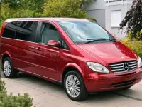 Gebraucht Mercedes Viano 150 PS (110 kW) 2007 Rot Van / Kleinbus