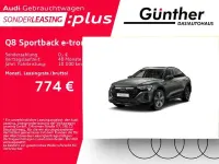 Gebraucht Audi Q8 Sportback e-tron Advanced 300 kW (408 PS) 2023 Chronosgrau metallic SUV